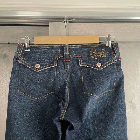 Y2K Cruel Denim Bootcut Jeans size 5L long - Picture 3 of 8